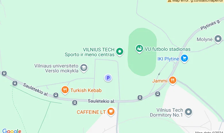 VU stadionas žemėlapis