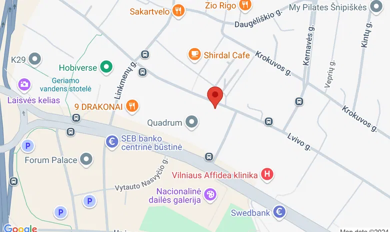 Vilnius Quadrum North Business City  žemėlapis