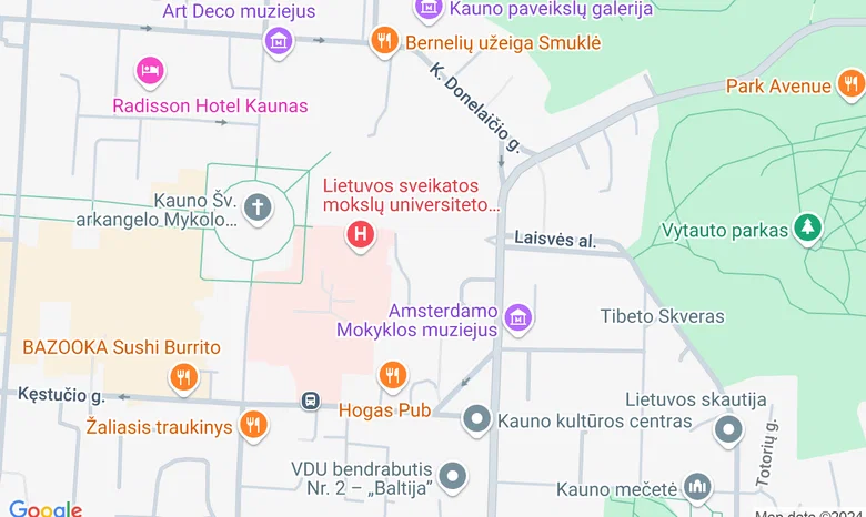 KTU teatras  žemėlapis