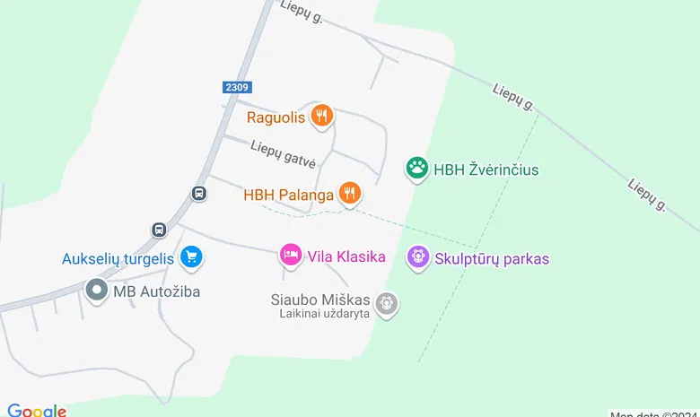 Insektariumas žemėlapis