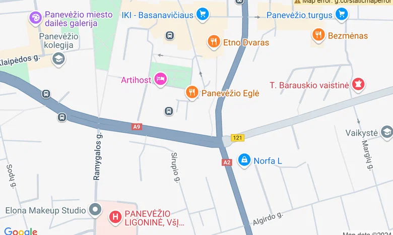 Judesio klubas „Esi“ žemėlapis