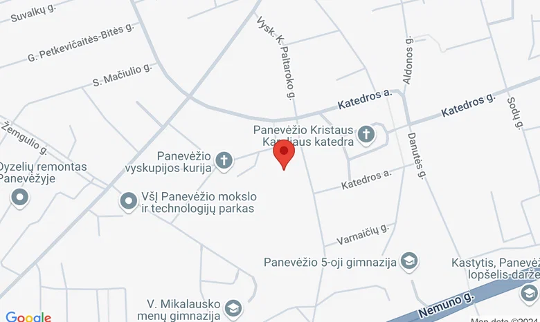 Vysk. K. Paltaroko gimnazija žemėlapis