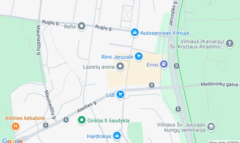 Muzikinis Klubas Klaipėdos Senamiestis žemėlapis