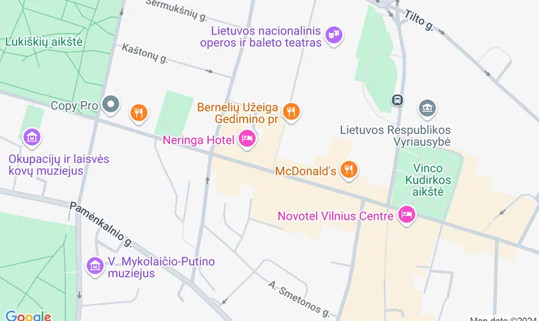 Olympic Lounge baras žemėlapis