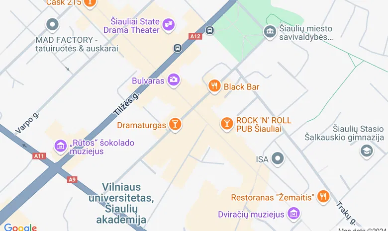 studija "Sielos harmonija" žemėlapis