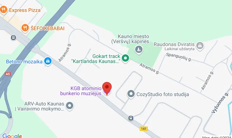 Šokių bunkeris žemėlapis