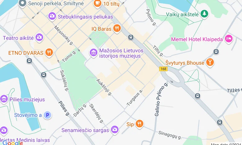 Senamiesčio baras žemėlapis