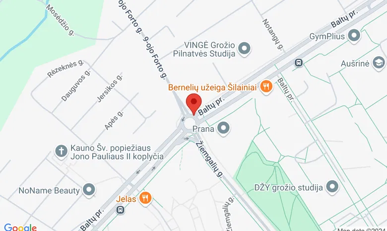 Šilainiai žemėlapis