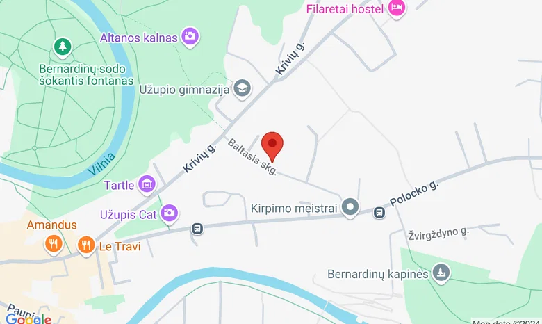 Bruzgu saldumynų namai žemėlapis