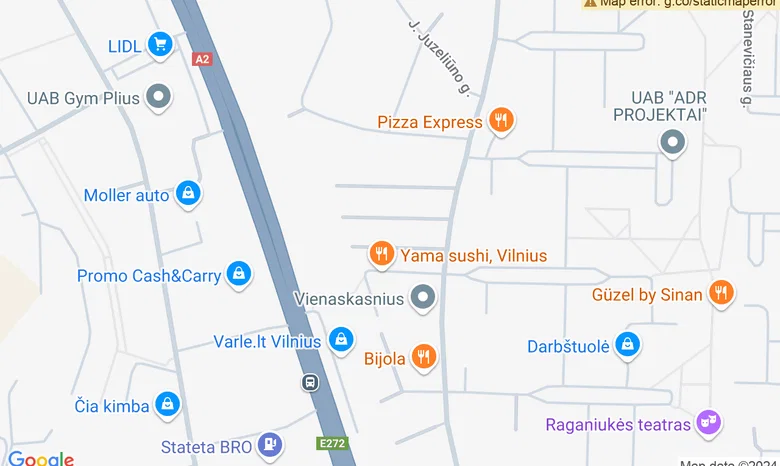 Studija "Infinitas"  žemėlapis