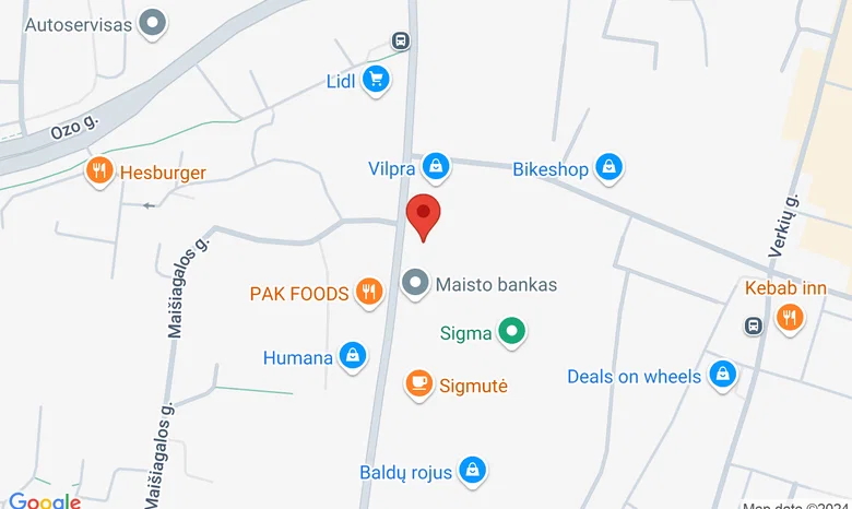 Vilniaus Verslo Kolegija žemėlapis