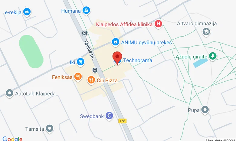 Baras „Akademikai“ žemėlapis