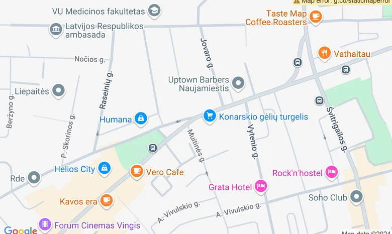 "Lakštingalos" skveras žemėlapis