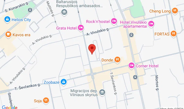 Savęs pažinimo ir saviraiškos studija žemėlapis