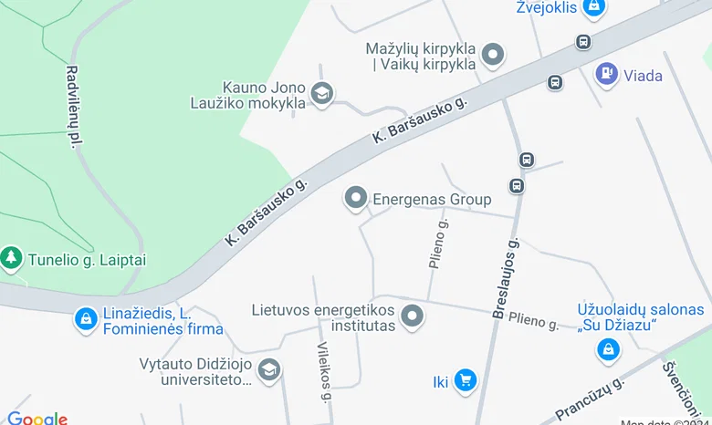 TECH-PARK | Kauno mokslo ir technologijų parkas žemėlapis