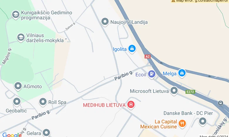 Angelų Miesto Kalbų Akademija žemėlapis