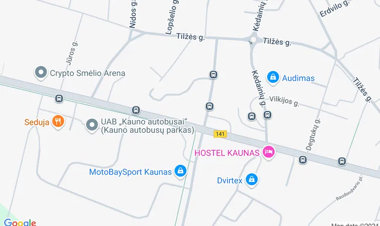 "AB Kauno energija" sporto salėje žemėlapis