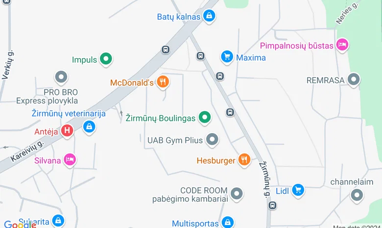 Auksmos uždaras aikštynas žemėlapis