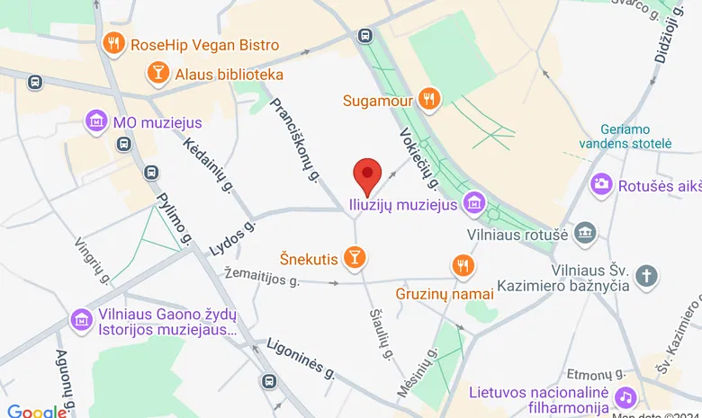 Vaflių Baras žemėlapis