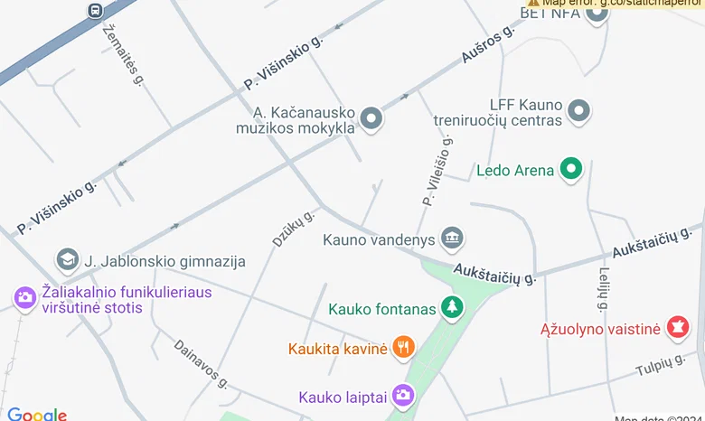 Studija GAJA žemėlapis