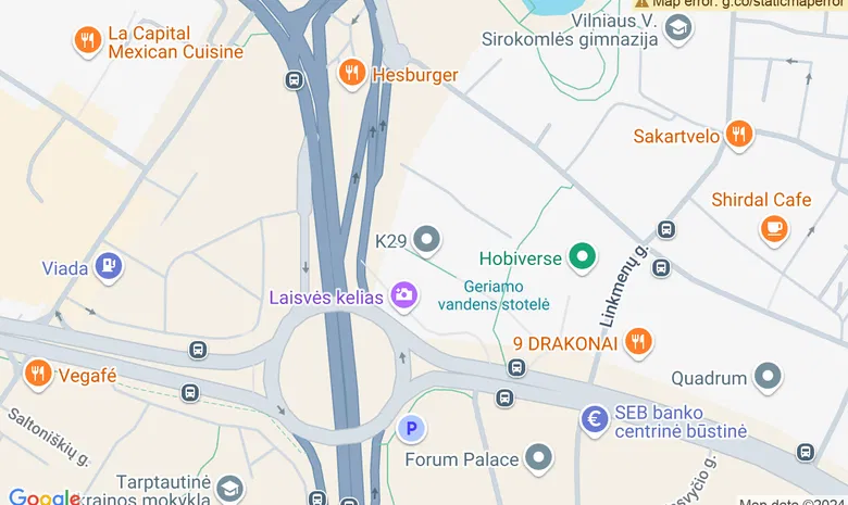 k29 verslo centras žemėlapis