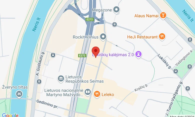 UAB „Algoritmų sistemos“, 2 a., salė „Mėnuo“ žemėlapis
