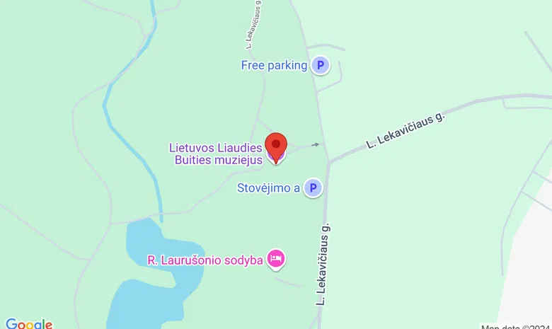 Lietuvos liaudies buities muziejus žemėlapis