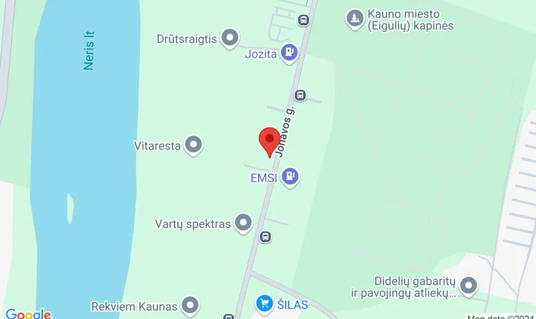 SANDIJA - motelis, restoranas žemėlapis