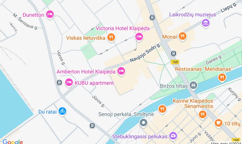 Olympic Lounge Klaipėda žemėlapis