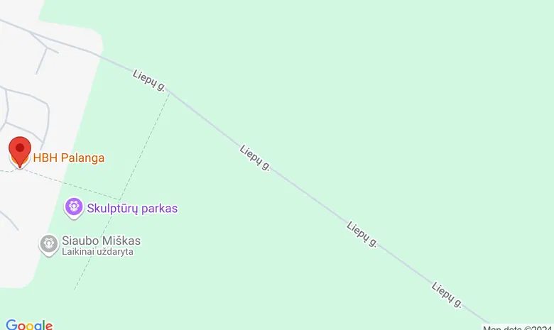 HBH Palanga - Pramogų kompleksas  žemėlapis