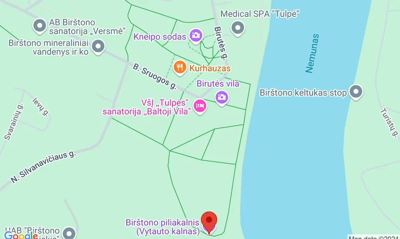 Vytauto kalnas žemėlapis