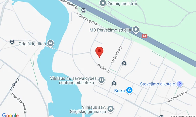 Grigiškių meno mokyklą žemėlapis