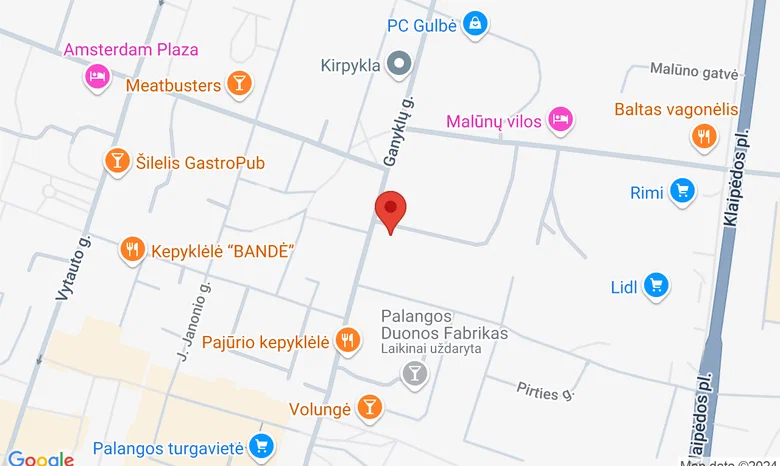 CAPITAL PALANGA žemėlapis