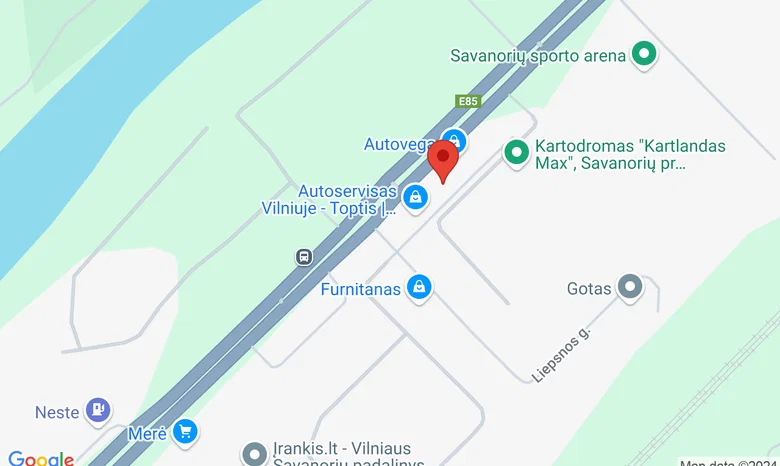 Business Hive Vilnius žemėlapis