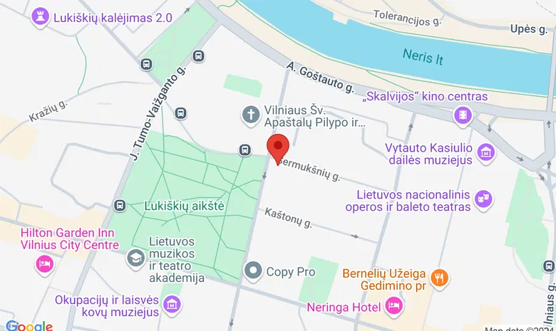 Lietuvos kinematografininkų sąjunga žemėlapis