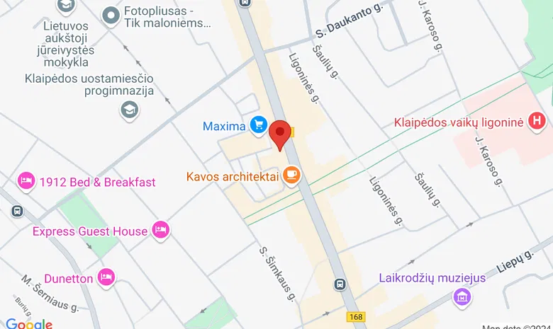 Edukacinė erdvė (H. Manto g. 9A) žemėlapis