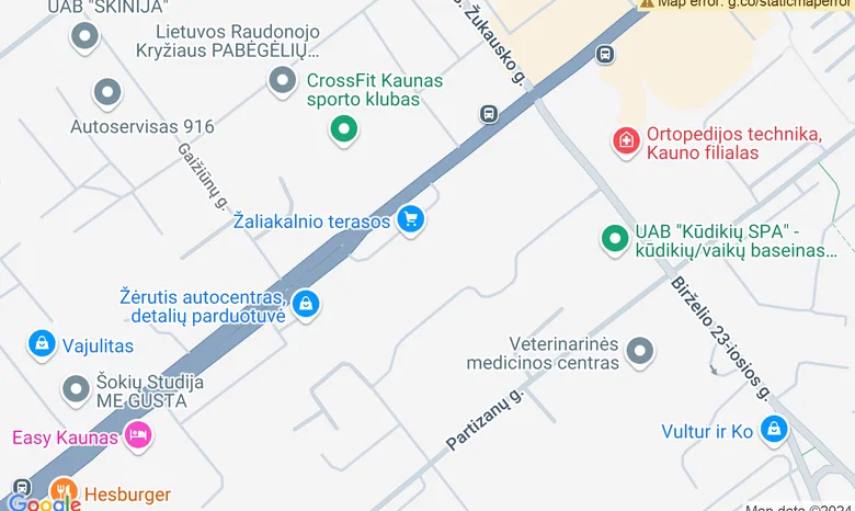 Vaikų laisvalaikio ir užimtumo centras "PandaPlay" žemėlapis