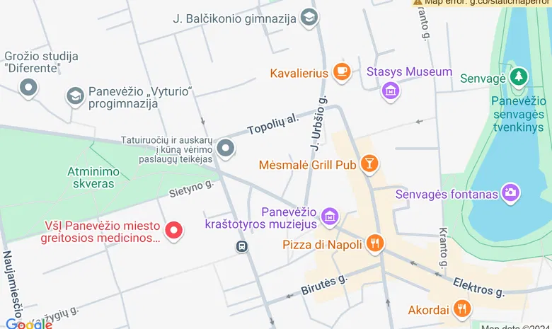 Galvosukių kambarys - 12 Galimybių žemėlapis