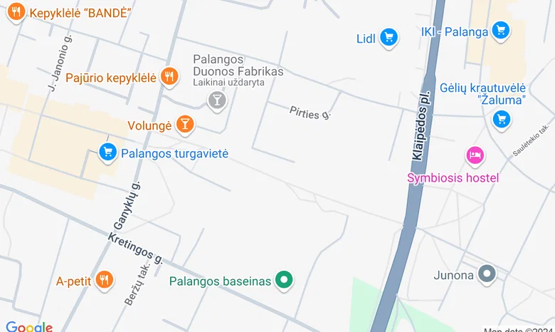 sportas jums studija / palanga žemėlapis