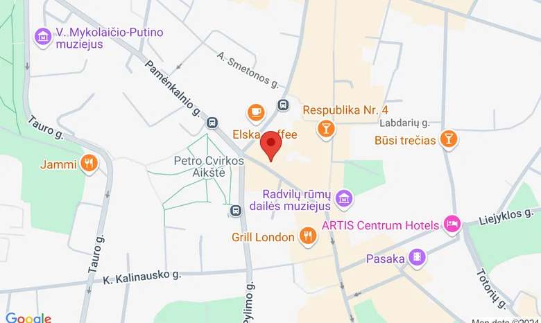 Vilniaus geležinkelio transporto ir verslo paslaugų mokykla žemėlapis