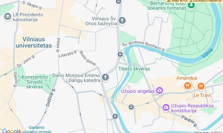 Prie Šv. Mykolo bažnyčios žemėlapis
