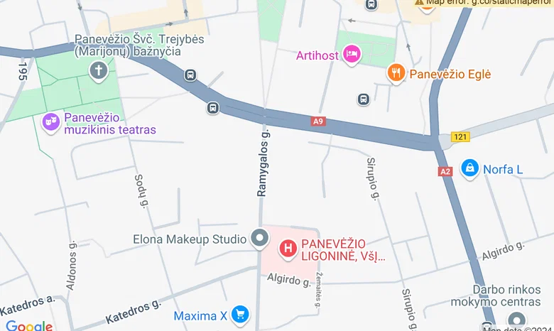 Vizija Optika žemėlapis