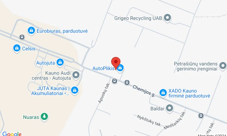 Xplicity  žemėlapis