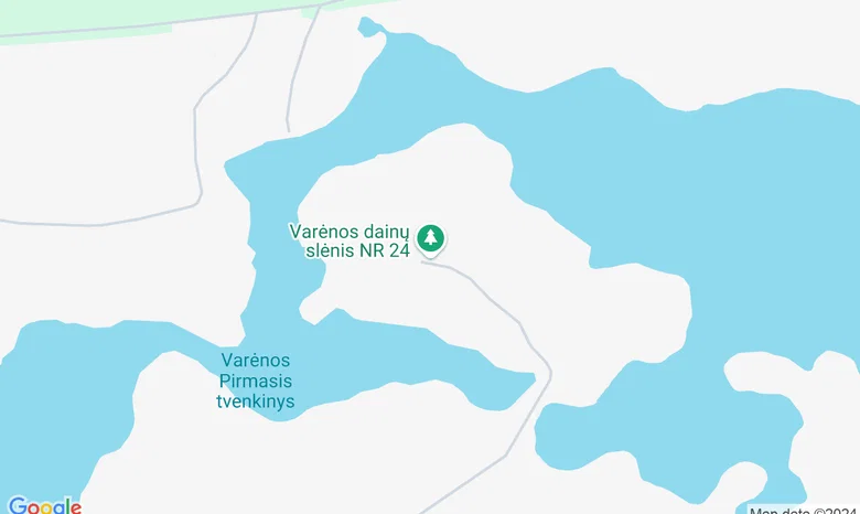 Varena  žemėlapis