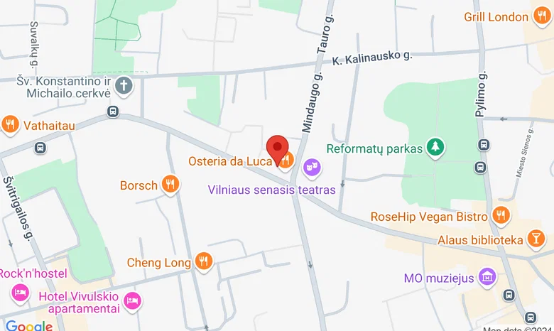  B15 Gastro Bar žemėlapis