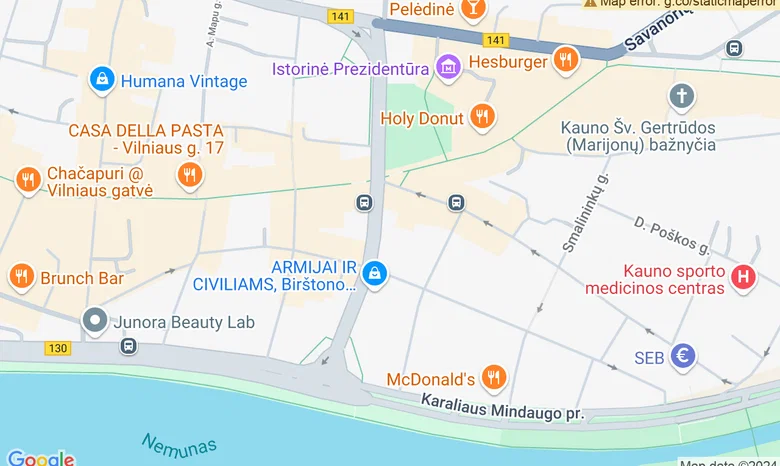 Sveikatingumo namai "Žintis" žemėlapis