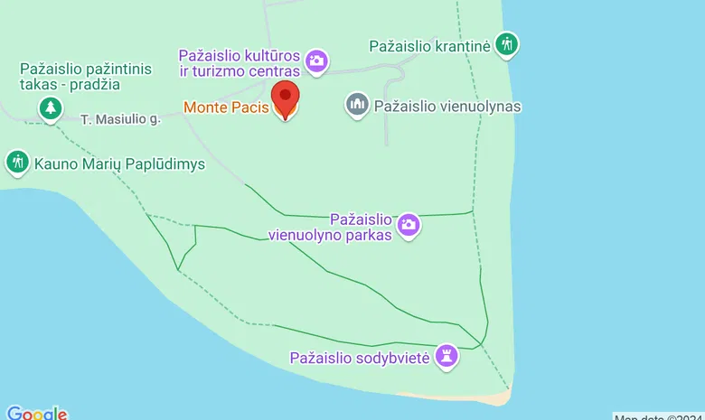 Svetingumo kompleksas MONTE PACIS žemėlapis