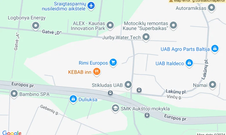 Kebab inn žemėlapis