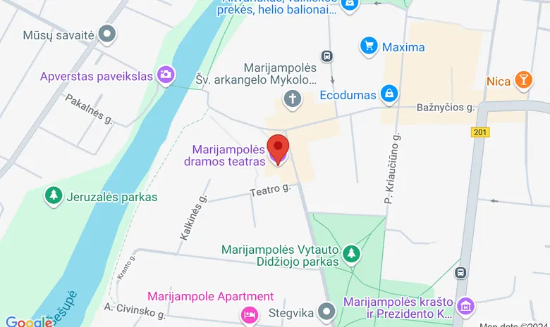 Marijampolės dramos teatras žemėlapis