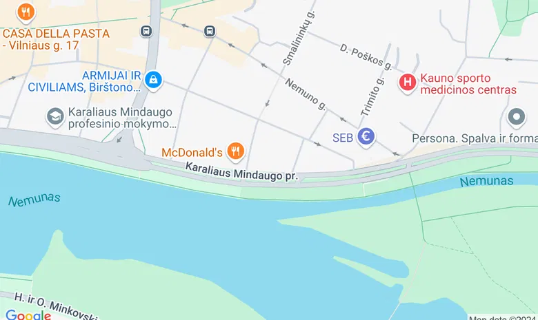 Menų kambarys - dailės studija žemėlapis